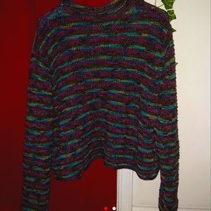 Cute multicolor button up cardigan